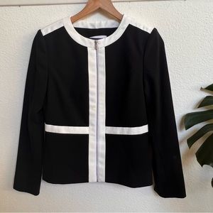 Calvin Klein Black & White Suit Jacket size 4